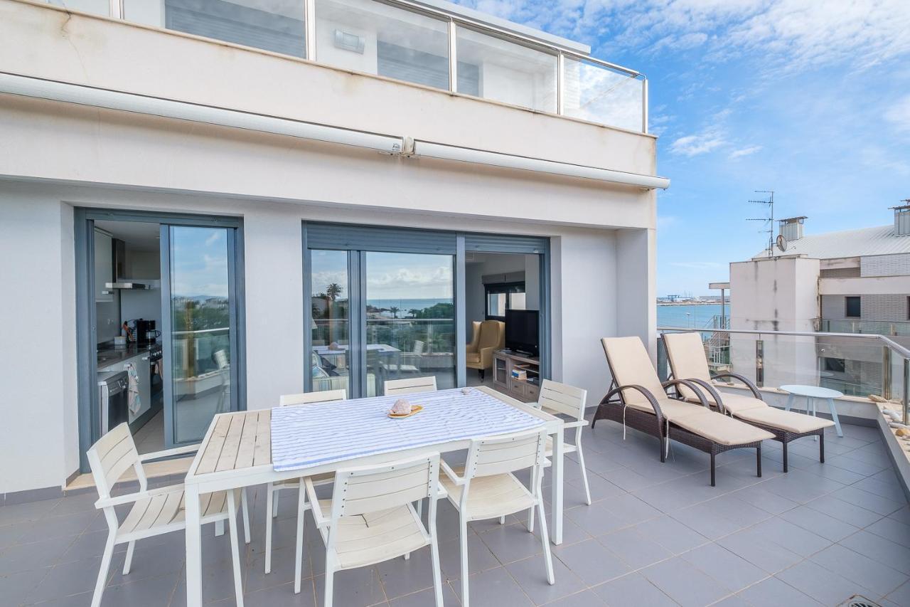 Atico-Duplex Geniales Vistas Al Mar Leilighet Vinarós Eksteriør bilde